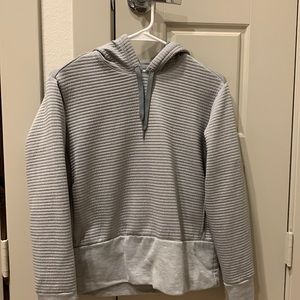 Gray NIKE Women’s Sweatshirt Ribbed w/hoodie